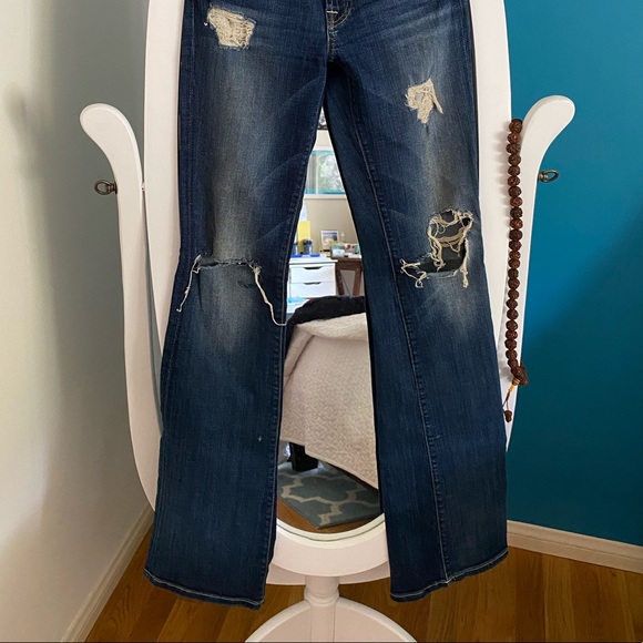 Super cool 7 For All Mankind distressed jeans.. - Picture 2 of 5